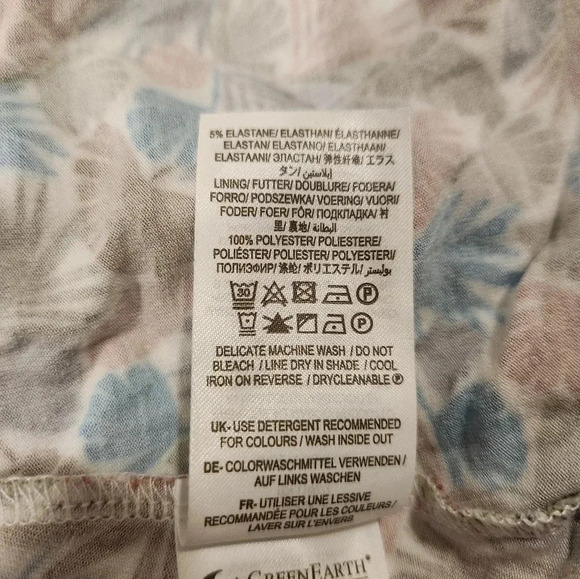 Boden Effie Tropical Print Dress - Picture 7 of 7